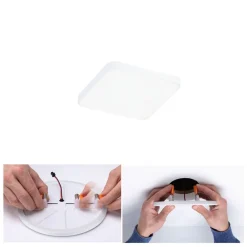 Veluna Edge LED indbygget IP44 4000K 9x9cm^Paulmann Clearance