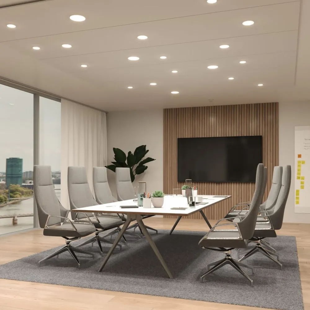 Paulmann Loftlamper|Indbygningsspots>Veluna Edge LED indbygget IP44 3.000K Ø 9cm