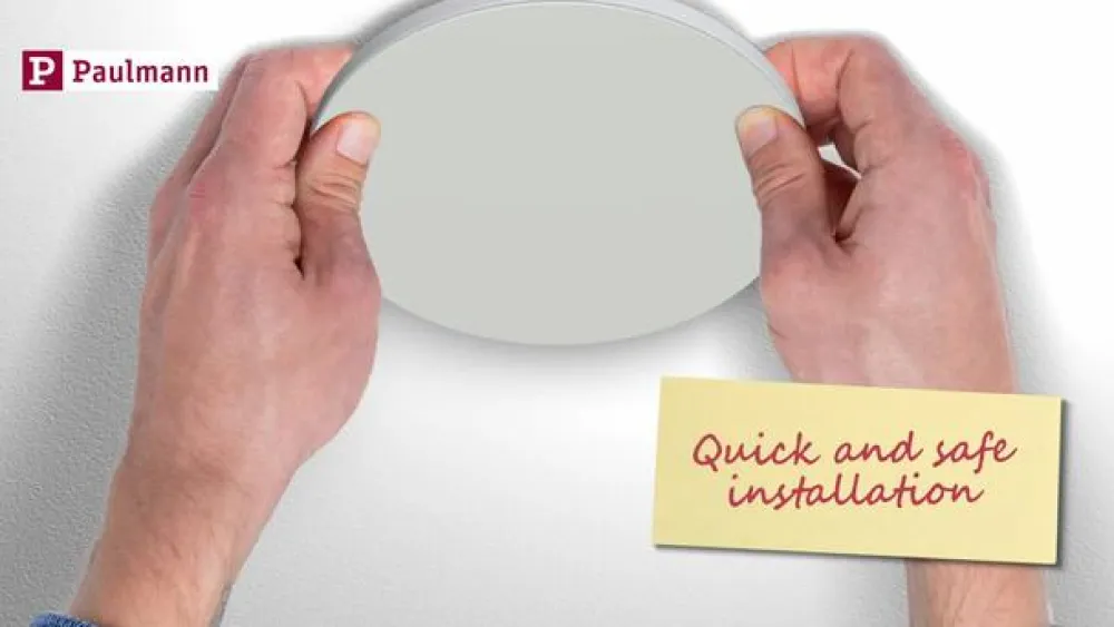 Paulmann Veluna Edge LED indbygget IP44 4.000K Ø 16cm