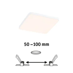 Paulmann Veluna Edge LED til indbygning IP44 3000K 12x12cm