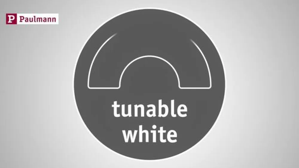 Paulmann Veluna Edge ZigBee CCT rund Ø 16cm