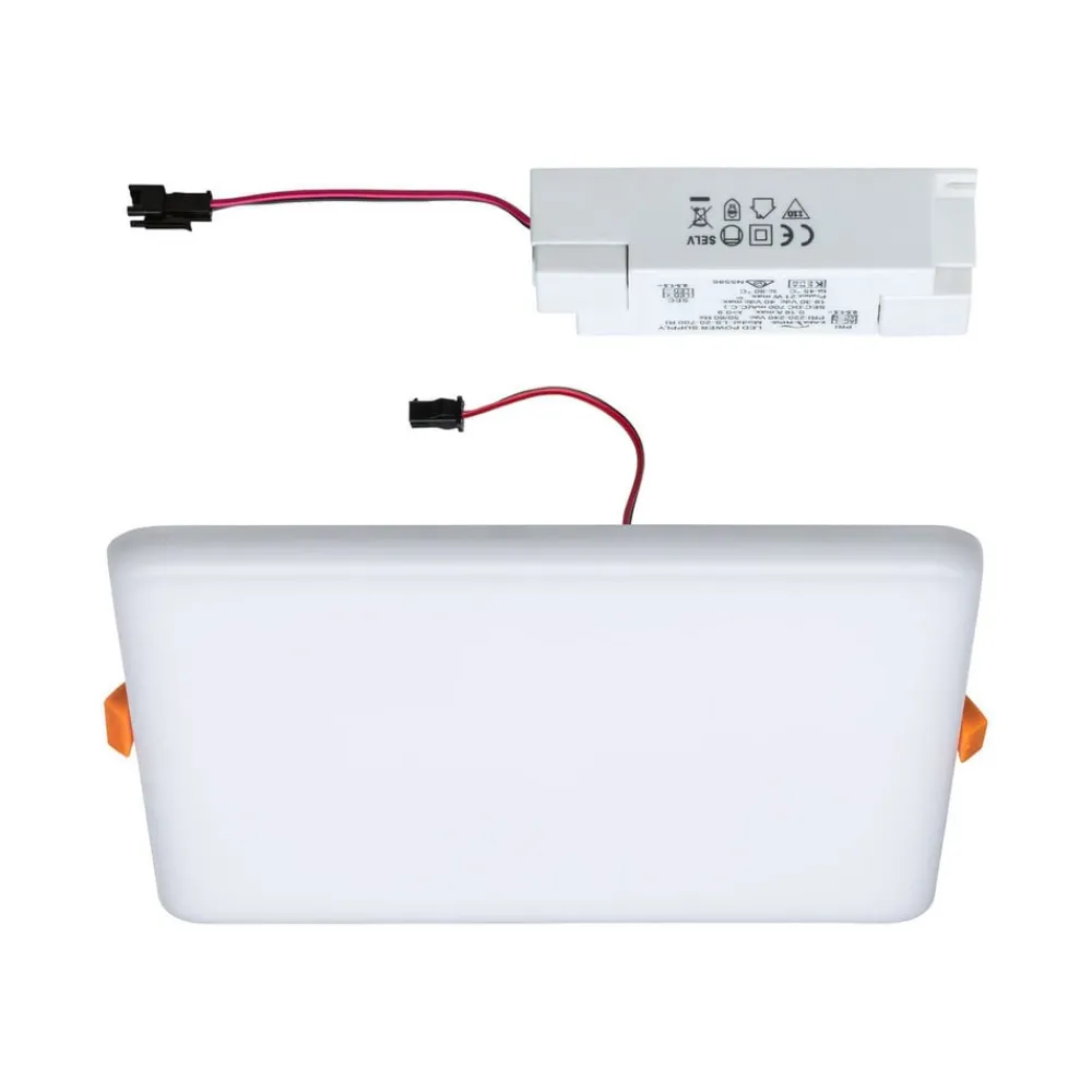 Paulmann Loftlamper|Indbygningsspots>Veluna LED 4.000 K 18,5x18,5