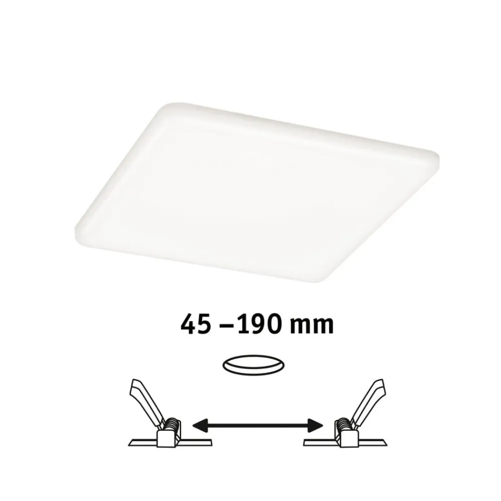 Paulmann Loftlamper|Indbygningsspots>Veluna LED 4.000 K 18,5x18,5