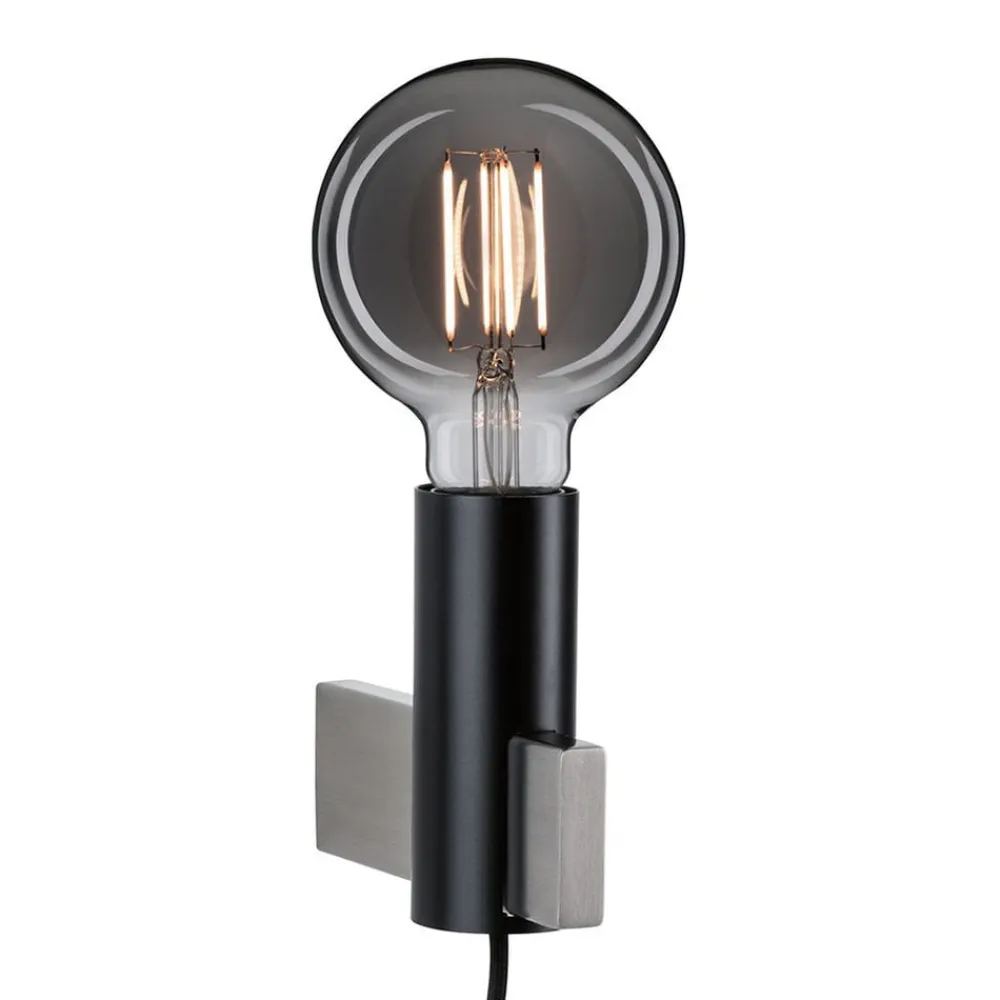 Paulmann Væglamper>væglampe Aik med kabel og stik