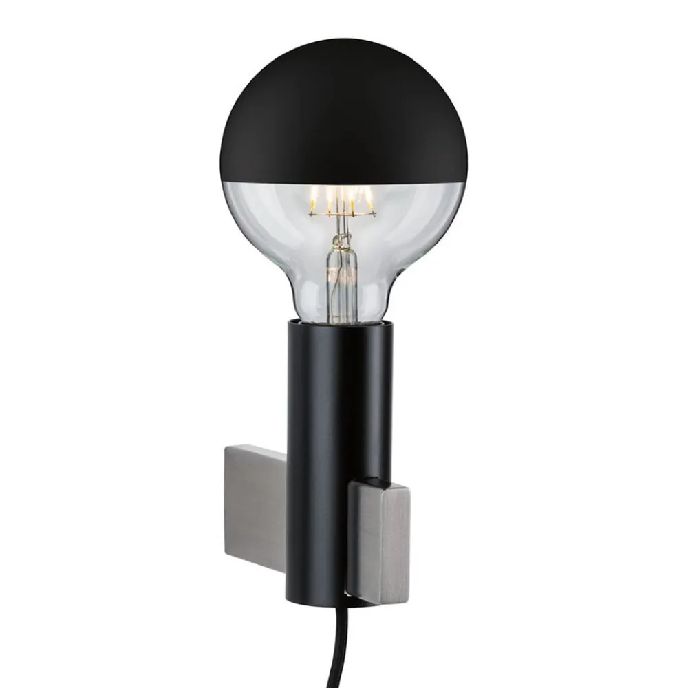 Paulmann Væglamper>væglampe Aik med kabel og stik