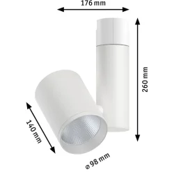 Paulmann Zeuz URail Spot 4.000K 39° hvid mat