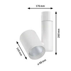 Paulmann Zeuz URail Spot 4.000K 39° hvid mat