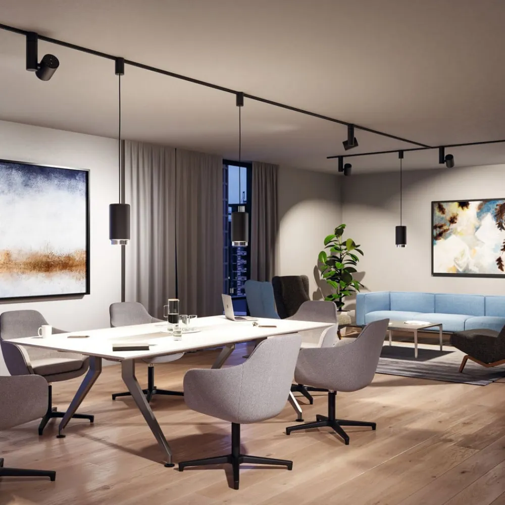 Paulmann Zeuz URail Spot 4.000K 39° sort mat