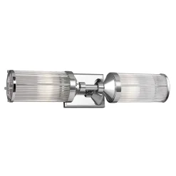 Paulson LED-væglampe IP44 2 lk bredde 58,4cm^FEISS