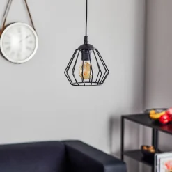 HELAM Pendellamper>Pendellampe Agat sort, 1 lyskilde