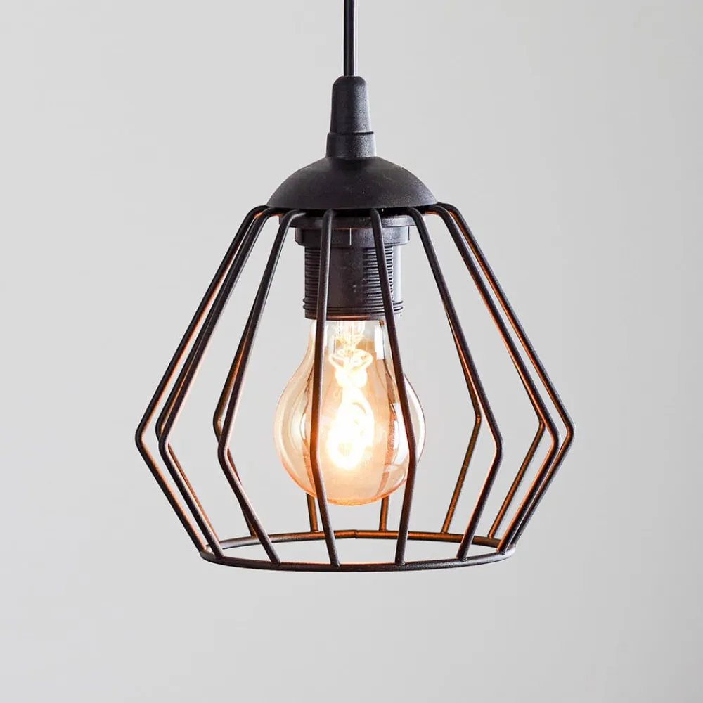 HELAM Pendellamper>Pendellampe Agat sort, 1 lyskilde