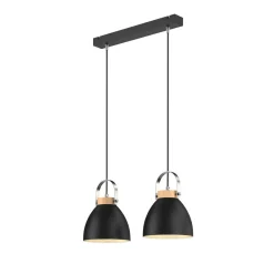 Lamkur Pendellampe Bergen, 2 lyskilder, grafit
