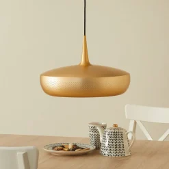 UMAGE Pendellamper>Pendellampe Clava Dine med messingfarvet skærm