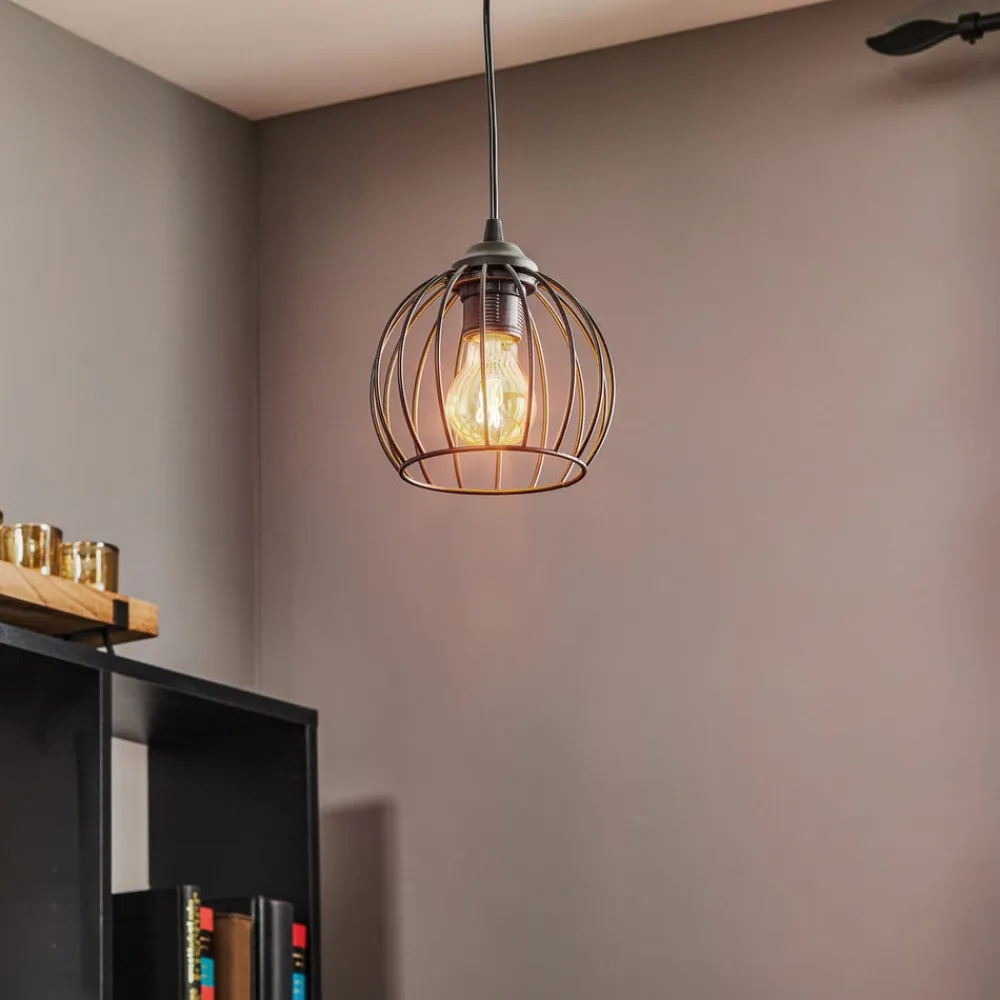 HELAM Pendellampe Cumera med burskærm, Ø 16 cm