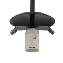 ALDEX Pendellampe Dione, 1 lyskilde, hvid/sort 30 cm