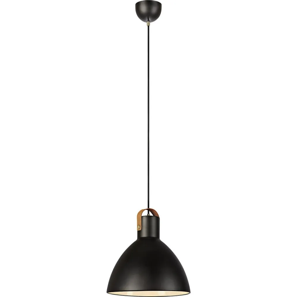 Pendellampe Eagle med metalskærm Ø 35 cm sort^Markslöjd New