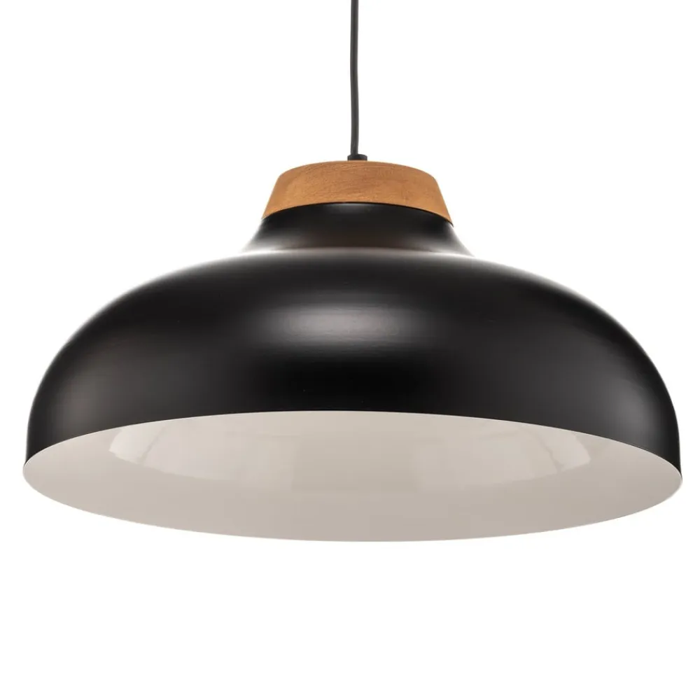 Pendellampe Gus med metalskærm, sort^Luminex Best