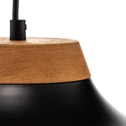 Pendellampe Gus med metalskærm, sort^Luminex Best