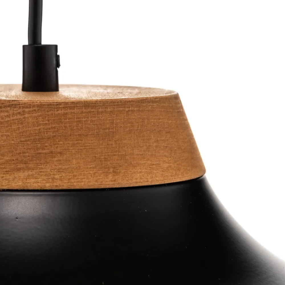 Pendellampe Gus med metalskærm, sort^Luminex Best