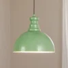 Pendellampe Kure, mintgrøn, metal, Ø 40 cm E27^Opviq Sale