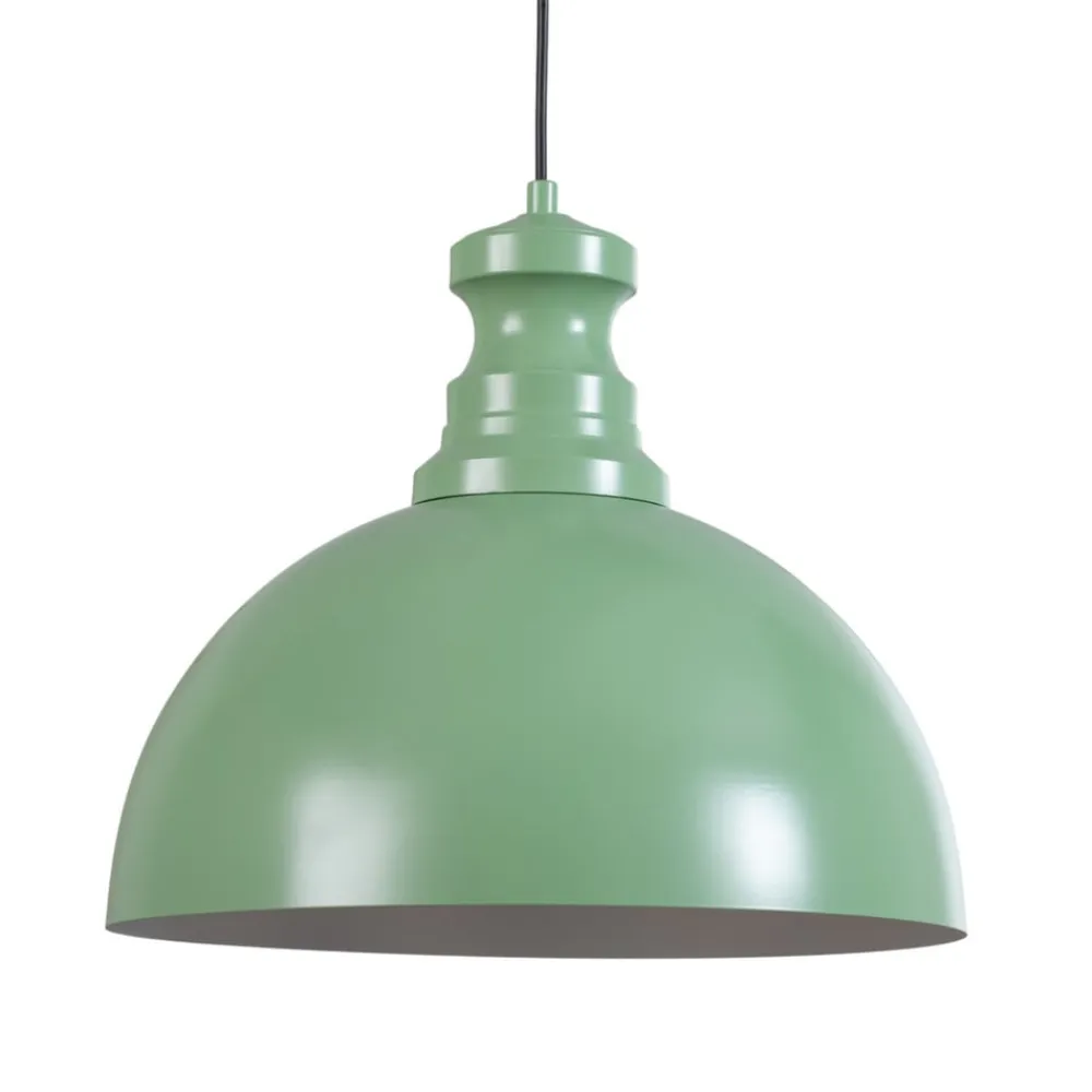 Pendellampe Kure, mintgrøn, metal, Ø 40 cm E27^Opviq Sale