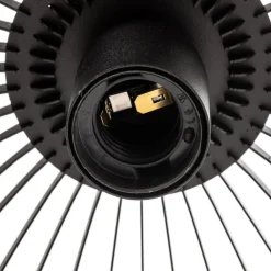 TEMAR LIGHTING Pendellampe Larus i sort stål, 3 lyskilder