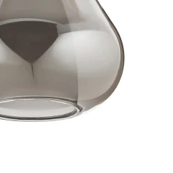 Pendellampe lilla, røggrå, 1-lys, glas^Fabas Luce Sale