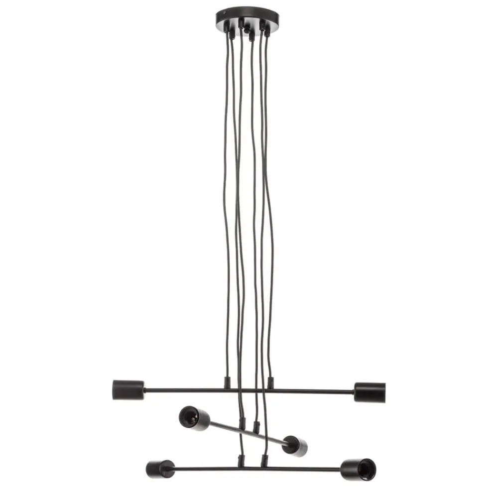 Pendellampe Multipo 6, 6 lyskilder i sort^EMIBIG LIGHTING Sale