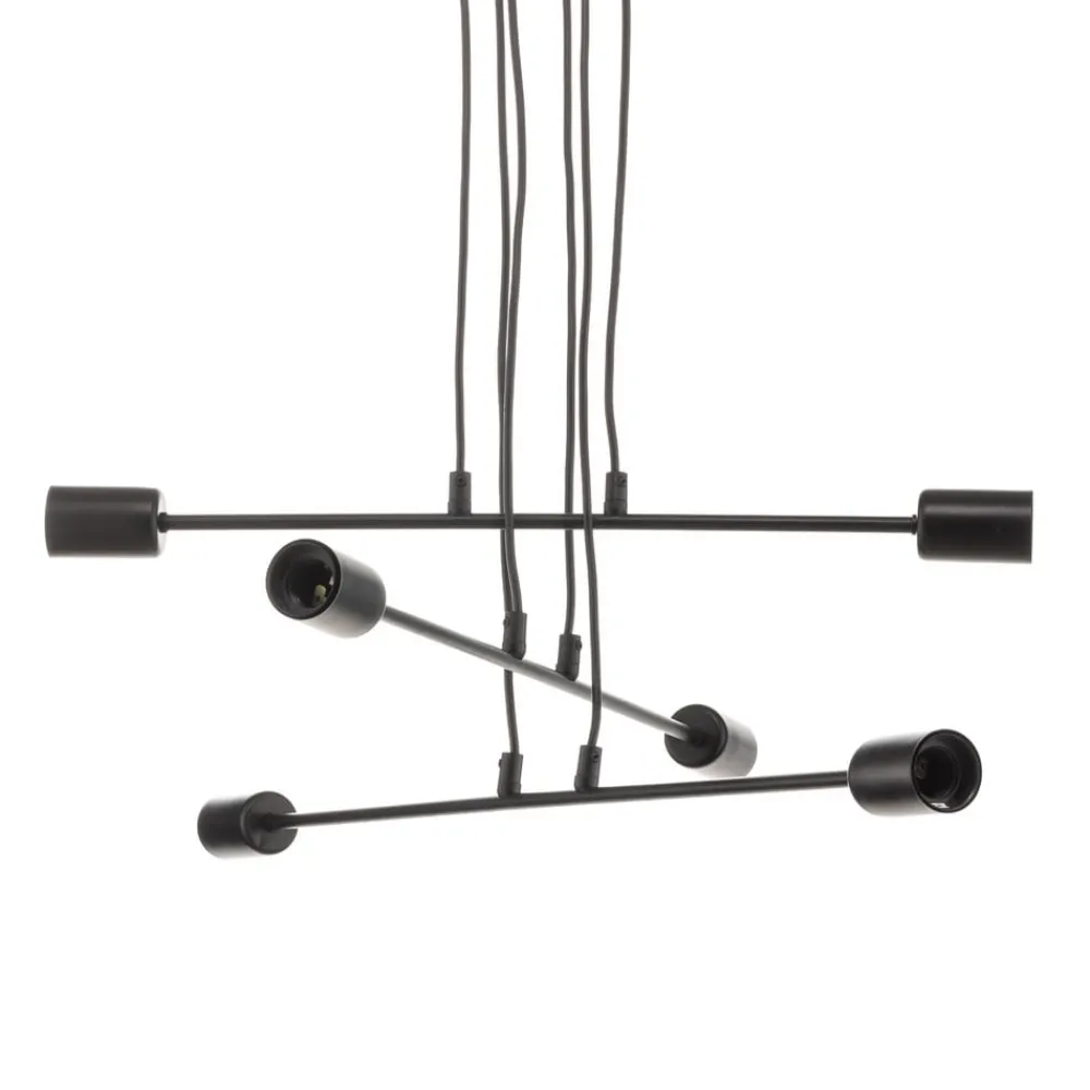 Pendellampe Multipo 6, 6 lyskilder i sort^EMIBIG LIGHTING Sale