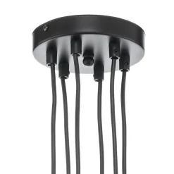 Pendellampe Multipo 6, 6 lyskilder i sort^EMIBIG LIGHTING Sale