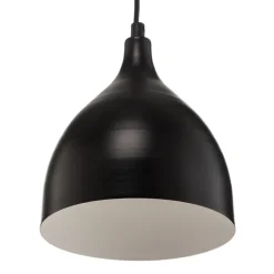 Pendellampe Nanu i metal, sort, 2 lyskilder^Luminex Outlet