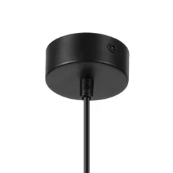 Pendellampe Nolan, Ø 11 cm, sort/eg, metal/træ^Lamkur Clearance