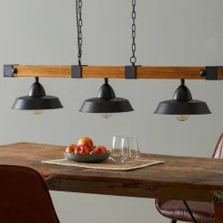 EGLO Pendellampe Oldbury i rustikt look