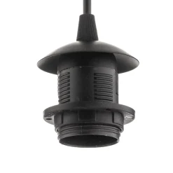 EMIBIG LIGHTING Pendellampe Starla, glas grafit/amber/klar, 3 lyskilder, rund