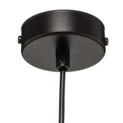 EMIBIG LIGHTING Pendellampe Starla, glas grafit, 1 lyskilde rund