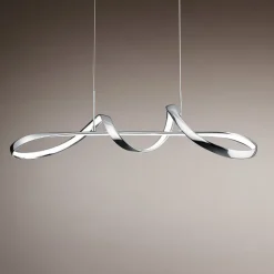 Perugia LED-hængelampe med switch-dæmper, krom^Reality Leuchten Hot