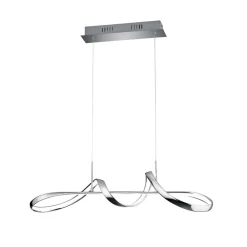 Perugia LED-hængelampe med switch-dæmper, krom^Reality Leuchten Hot