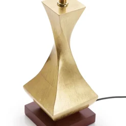 Schuller Valencia Påfaldende bordlampe Deco med forgyldt fod