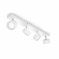 Philips Loftlamper|Loftlamper>Bracia LED-loftspot med 4 lyskilder, hvid