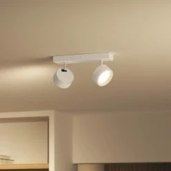 Bracia LED-loftspot med 2 lyskilder, hvid^Philips New