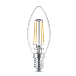 Classic LED-pære E14 B35 4,3W klar 4.000K^Philips Online