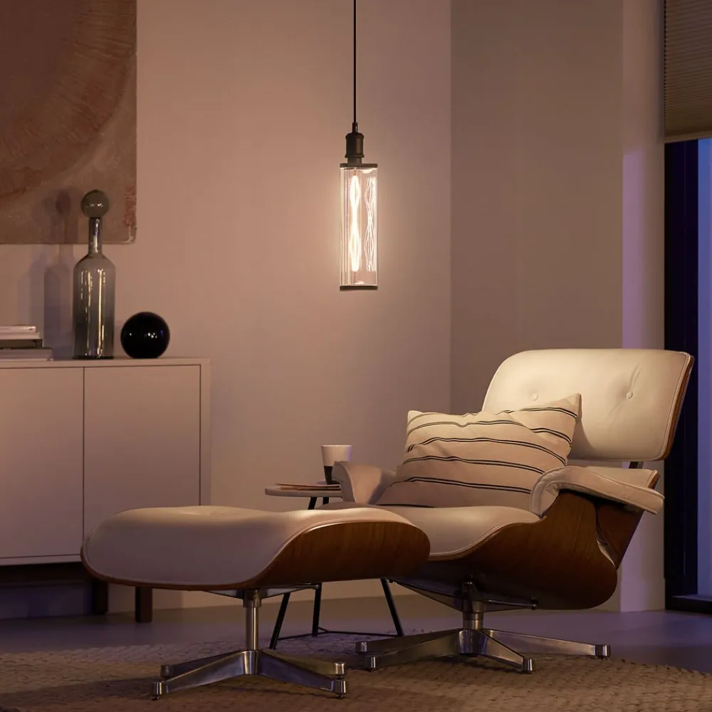 Philips Dæmpbar Led-Pære|Filament Pære>Crystal Giant røg LED-pære E27 7 W