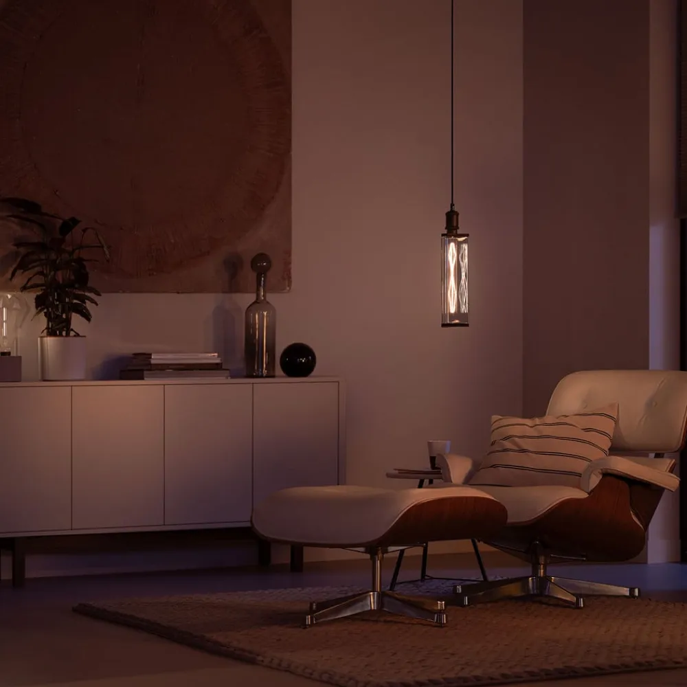 Philips Dæmpbar Led-Pære|Filament Pære>Crystal Giant røg LED-pære E27 7 W