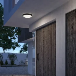 Doris LED-udendørslampe IP54 4.000 K sort^Philips Best