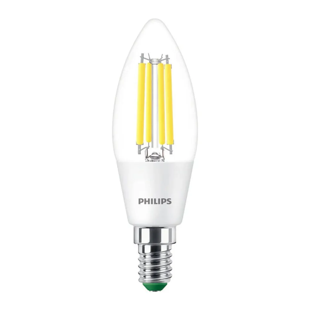 E14 LED-kerte C35 2,3 W 485lm 4.000 K klar^Philips Online