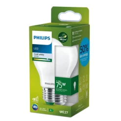 Philips E27 LED-pære A60 5,2 W 1095lm 4.000 K mat