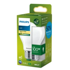 E27 LED-pære A60 7,3W 1535lm 2.700K mat^Philips Hot