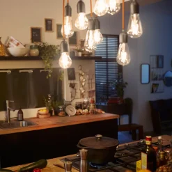 E27 LED-pære filament 4,3W 2.700K^Philips