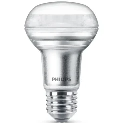 Philips Dæmpbar Led-Pære>E27 4,5W 827 36° R63 LED-reflektor, dæmpes