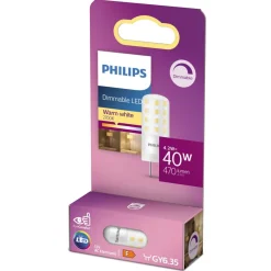 Philips GY6.35 LED-stiftsokkelpære 4,2 W 827 dim